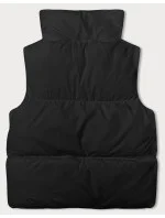 Černá péřová dámská vesta se stojáčkem (5M3150-392) Černá péřová dámská vesta se stojáčkem (5M3150-392)