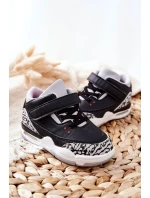 Dětské Sportovní Boty Černé a červená Linen