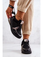 Módní sportovní obuv Dámské tenisky Black Danielle Módní sportovní obuv Dámské tenisky Black Danielle