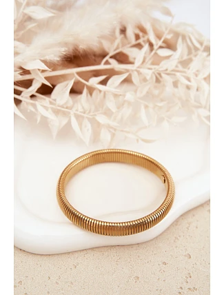 Dámský náramek ze nerezové oceli zlatý