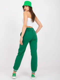 Teplákové kalhoty EM DR 712 1.66P tmavě zelená