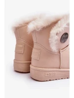 Dětské sněhule zateplené kožešinou Béžová Big Star Dětské sněhule zateplené kožešinou Béžová Big Star