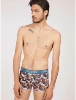 Pánské trenýrky U1BG05K6YW1 P50F oranžová/modrá/ barevná - GUESS