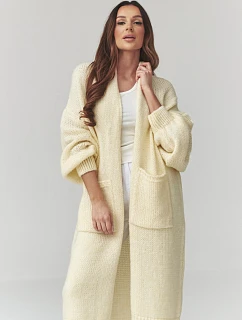 Svetr na zapínání  model 226876 Makadamia