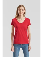 Fruit of the Loom Lady-Fit Iconic 150 V-Neck T Dámské tričko s výstřihem do V 16.1444 black Fruit of the Loom Lady-Fit Iconic 150 V-Neck T Dámské tričko s výstřihem do V 16.1444 black