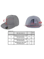 Result Headwear RC 083X 6 panelová kšiltovka s plochým kšiltem 28.083X sapphire blue