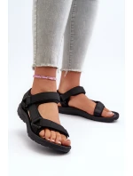 Lehké Sportovní Dámské Sandály Černé Lumeria