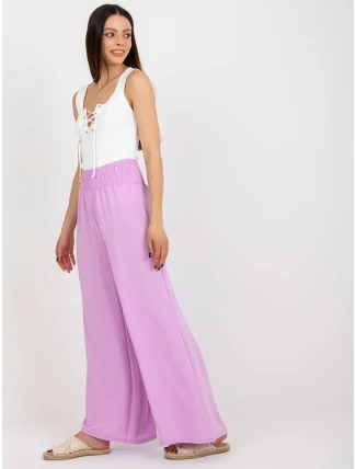 Kalhoty DHJ SP 8390.70 světle fialové