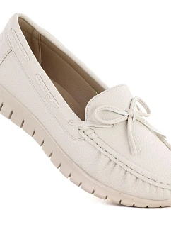 Dámské krémové polobotky Sergio Leone MK093