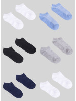Yoclub Kotníkové tenké ponožky Basic Colours 6-Pack Multicolour