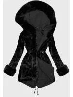 Černá oboustranná zimní bunda parka-kožíšek J Style (11Z8085) Černá oboustranná zimní bunda parka-kožíšek J Style (11Z8085)