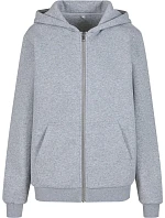 Build your Brand BY 290 Dámská mikina s kapucí z těžké bavlny "Fluffy" 56.0290 heather grey Build your Brand BY 290 Dámská mikina s kapucí z těžké bavlny "Fluffy" 56.0290 heather grey
