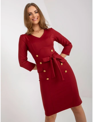 LK SK šaty 507838.93 tmavě červená