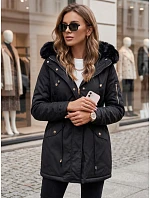 Dámská zimní bunda parka GODDESS černá FashionStreet TY3867