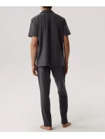 Atlantic BNMP-002 pyžamo kr/r S-2XL pánské pyžamo na zip Atlantic BNMP-002 pyžamo kr/r S-2XL pánské pyžamo na zip