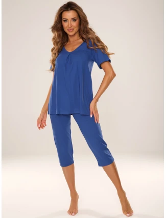 Pyžamo De Lafense 878 Dahlia kr/r M-2XL