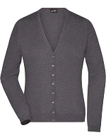 Daiber JN 660 Dámský pletený cardigan s výstřihem do V 02.0660 anthracite melange Daiber JN 660 Dámský pletený cardigan s výstřihem do V 02.0660 anthracite melange