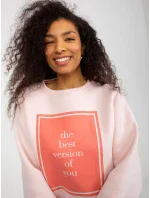 Mikina EM BL 617 3.15P světle růžová Mikina EM BL 617 3.15P světle růžová