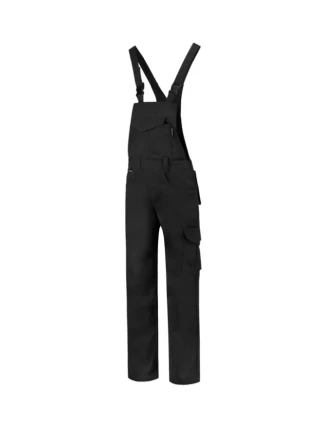 Dungaree Overall Industrial pracovní kalhoty s laclem unisex černá Dungaree Overall Industrial pracovní kalhoty s laclem unisex černá