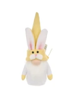 ŽLUTÝ MEDVĚD 20CM S JARNÍ DEKORACÍ DÁRKOVÝ PYTEL