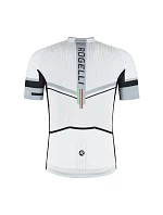 Tričko Rogelli Gara Mostro II, bílo-stříbrné, velikost XL