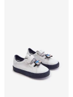 Dětské tenisky s přezkou bílo-modré Pennyn