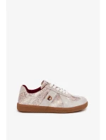 Dámské sneakers Daniel Lopez Just Dare se zvířecím vzorem – béžové