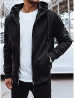 Pánská rozepínací zateplená mikina černá FashionStreet BX5627