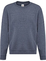 Fruit of the Loom Classic Kids Set-In Sweat Dětská mikina 16.2041 vintage heather navy Fruit of the Loom Classic Kids Set-In Sweat Dětská mikina 16.2041 vintage heather navy