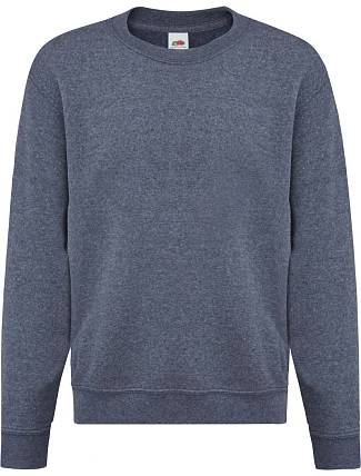 Fruit of the Loom Classic Kids Set-In Sweat Dětská mikina 16.2041 vintage heather navy Fruit of the Loom Classic Kids Set-In Sweat Dětská mikina 16.2041 vintage heather navy