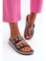 Pohodlné Dámské Sandály S Pásky Inblu CP000045 Černé