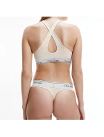 Dámská tanga Modern Cotton Metallic QF6136E-VJS - Calvin Klein