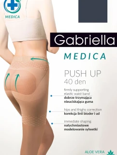 Gabriella Medica Push-up 40 Den Code 128 barva: grafitová