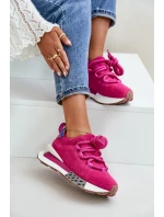 Dámské Zamszové Tenisky Na Platformě S Tlustým Šněrováním Fuchsie Artiker 55C0086 Dámské Zamszové Tenisky Na Platformě S Tlustým Šněrováním Fuchsie Artiker 55C0086