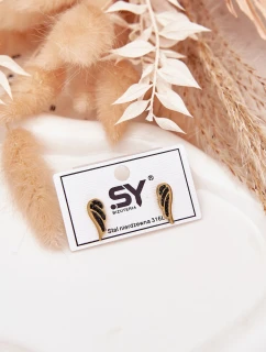 Dámské Náušnice Zlaté Krásná Křídla Fly Away