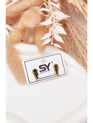 Dámské Náušnice Zlaté Krásná Křídla Fly Away