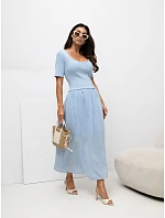 Šaty MI SK 26044.79 světle modré