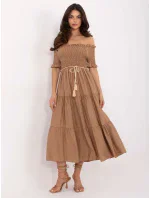 Šaty MI SK A2609.96 camel Šaty MI SK A2609.96 camel