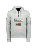 Geographical Norway 3/4 sweatshirt Gymclass 100 M WU4184H/GN B-Grey pánské Geographical Norway 3/4 sweatshirt Gymclass 100 M WU4184H/GN B-Grey pánské