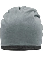 Daiber MB 7131 Žerzejová čepice s fleecovou podšívkou 03.7131 grey heather/carbon