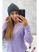 Dámská čepice Kalina K362 tmavě šedá