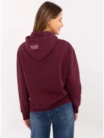 Mikina D10608BC02802A4NO maroon