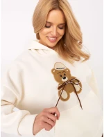 Mikina DHJ BL A8695.65P světle béžová Mikina DHJ BL A8695.65P světle béžová