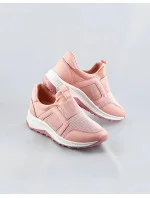 Růžové dámské boty slip-on (C1003) Růžové dámské boty slip-on (C1003)