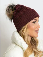 Dámská čepice AT CZ 173501 kaštanová Dámská čepice AT CZ 173501 kaštanová