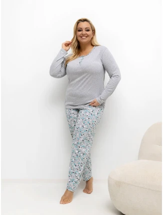 DU KN pyžamo FP 502.97 šedé