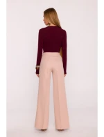 M875 Široké kalhoty - béžové M875 Široké kalhoty - béžové