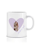 Personalizovaný klasický bílý keramický hrníček 300 ml s výřezem fotky na podkladu Personalizovaný klasický bílý keramický hrníček 300 ml s výřezem fotky na podkladu