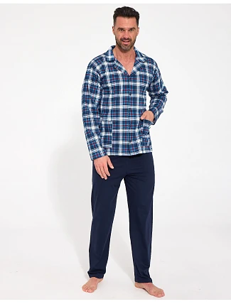Pyžamo Cornette 114/86 M–2XL s rozepínáním