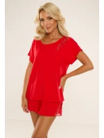 Pyžamo De Lafense 738 Velar kr/r S-2XL